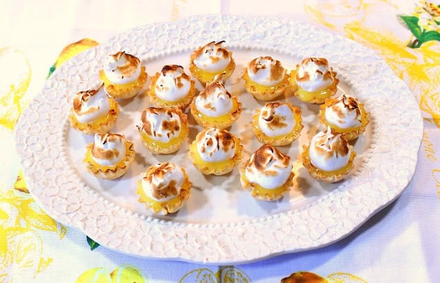 Lemon Meringue Tartlets - www.kudoskitchenbyrenee.com Lemon Meringue Tartlets