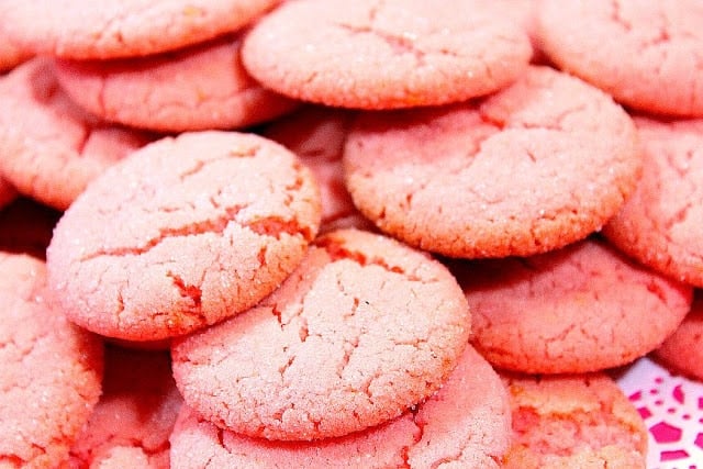 Pink Lemonade Cookies - www.kudoskitchenbyrenee.com Pink Lemonade Cookies