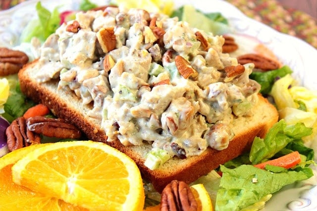 Orange Cashew Chicken Salad - www.kudoskitchenbyrenee.com Orange Cashew Chicken Salad - www.kudoskitchenbyrenee.com