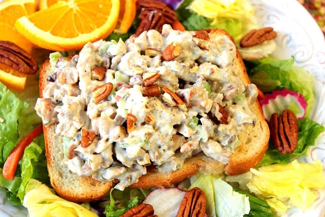 Orange Cashew Chicken Salad - www.kudoskitchenbyrenee.com Orange Cashew Chicken Salad www.kudoskitchenbyrenee.com
