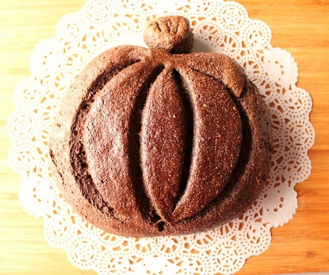 Dark Rye Pumpkin Yeast Bread - www.kudoskitchenbyrenee.com Dark Rye Pumpkin Yeast Bread