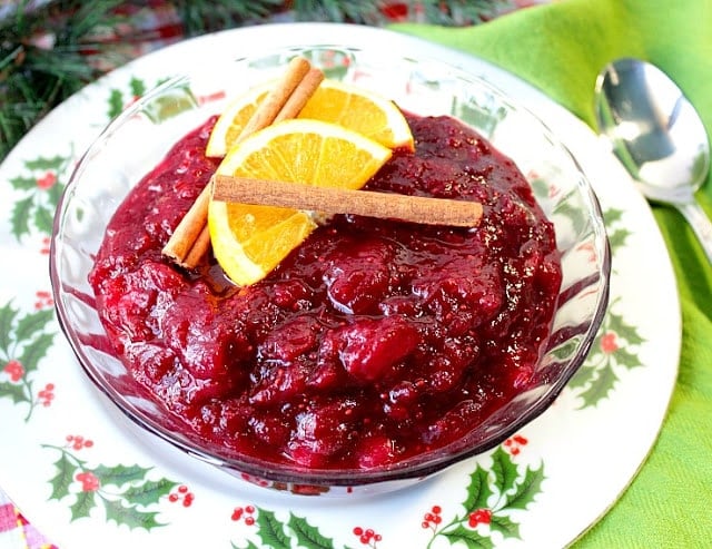 Pineapple Cardamom Cranberry Sauce - www.kudoskitchenbyrenee.com Pineapple Cardamom Cranberry Sauce