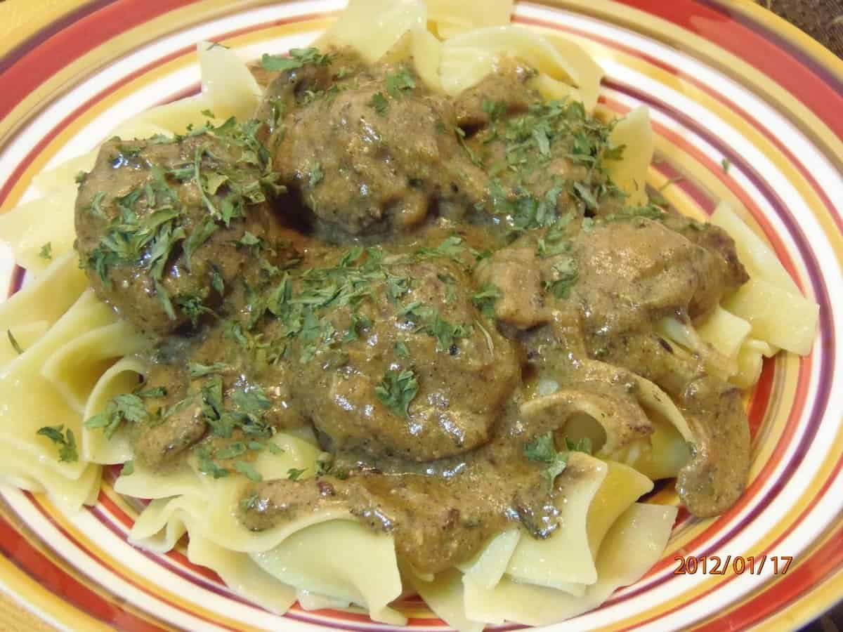 German Caraway Meatballs in Cream Sauce German Caraway Meatball Recipe