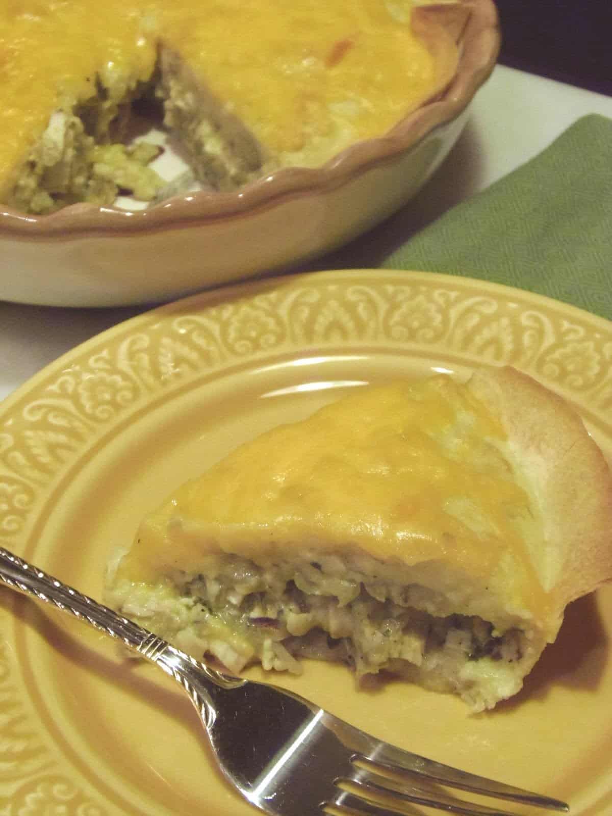 Chicken Quesadilla Pie Chicken Quesadilla Pie Recipe