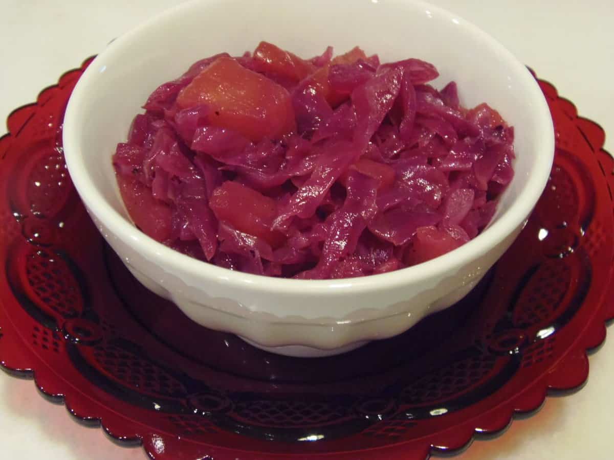 Sauteed Red Cabbage with Pineapple Sauteed Red Cabbage with Pineapple Recipe