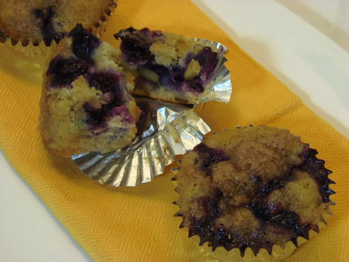 Banana, Blueberry and Lemon Muffin Recipe