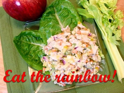 Rainbow Chicken Salad Recipe