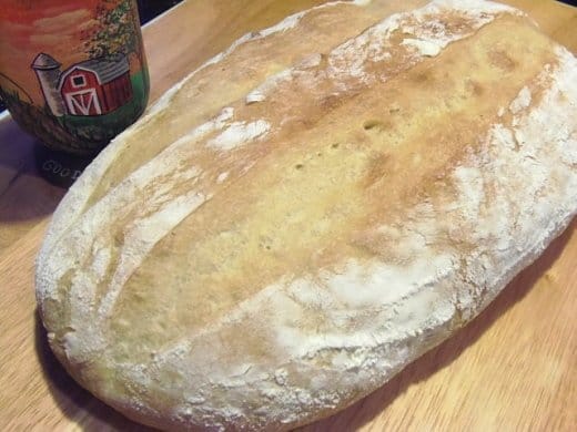 Rustic No-Knead Beer Bread Recipe