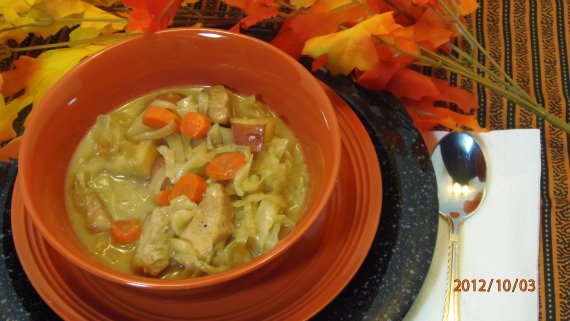 Slow Cooker Pork and Cabbage Stew Recipe