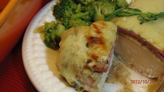 Un-Stuffed Chicken Cordon Bleu Un-Stuffed Chicken Cordon Bleu Recipe