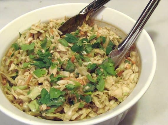 Asian Peanut Slaw Recipe