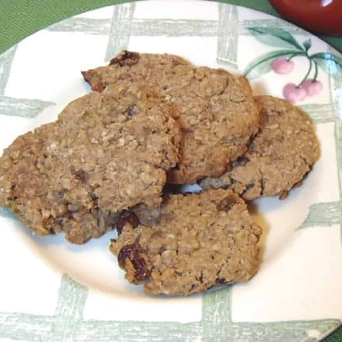 Whole Wheat Oatmeal Raisin Cookies Recipe Kudos Kitchen by Renee