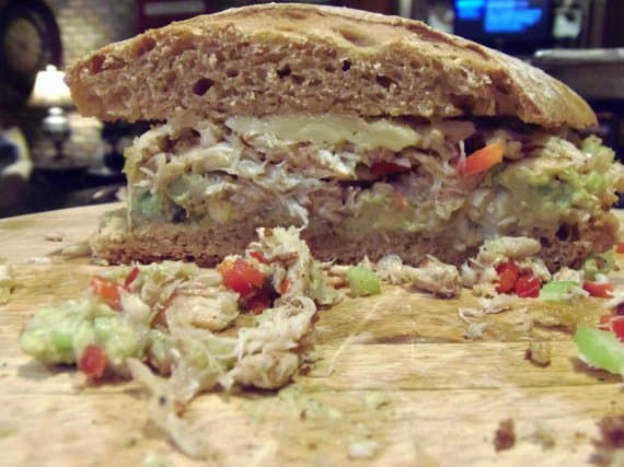 Crab And Avocado Stuffed Sub Sandwich Recipe