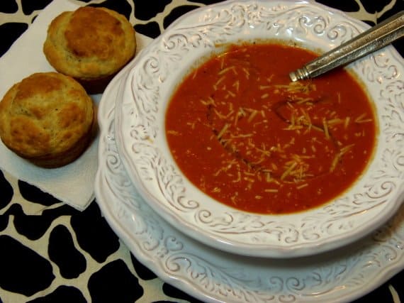 Roasted Tomato and Red Pepper Soup Recipe