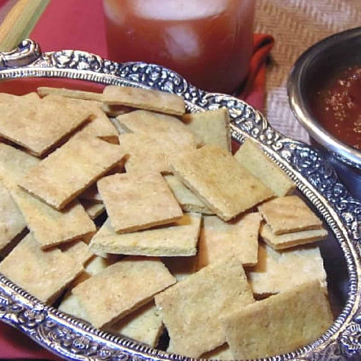 Homemade Cornbread Crackers Recipe Kudos Kitchen by Renee