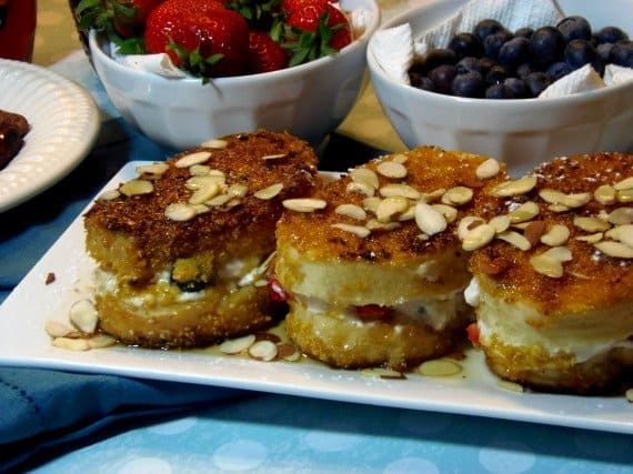 Stuffed Red, White And Blue French Toast Recipe
