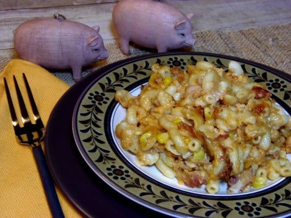 Bacon and Corn Macaroni and Cheese Recipe