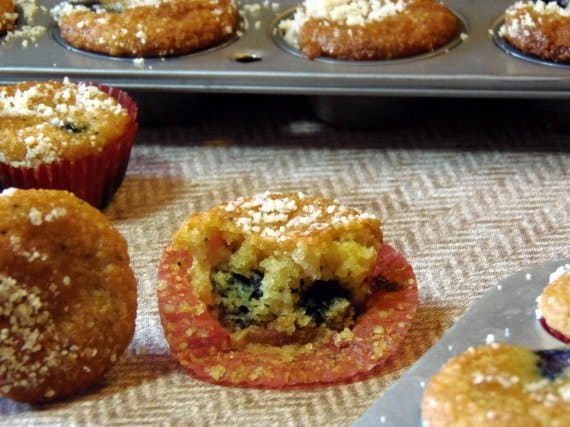 Almond Ricotta Mini-Muffins With Blueberries And Lemon Almond Ricotta Muffins Recipe