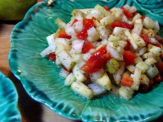 Apple, Pear And Cucumber Salad Recipe