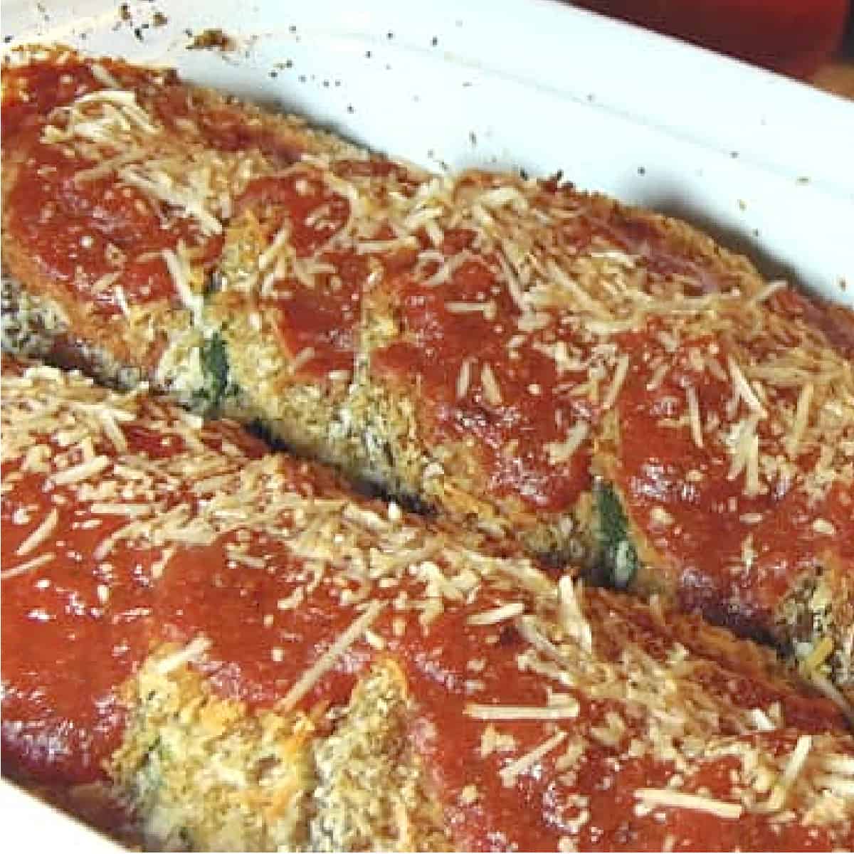 Eggplant and Zucchini Parmesan Recipe Kudos Kitchen by Renee