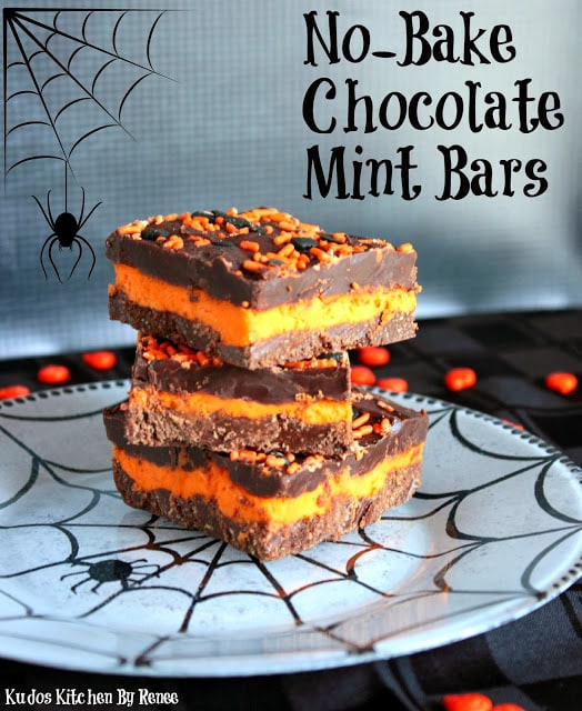 No-Bake Chocolate Mint Bars Recipe