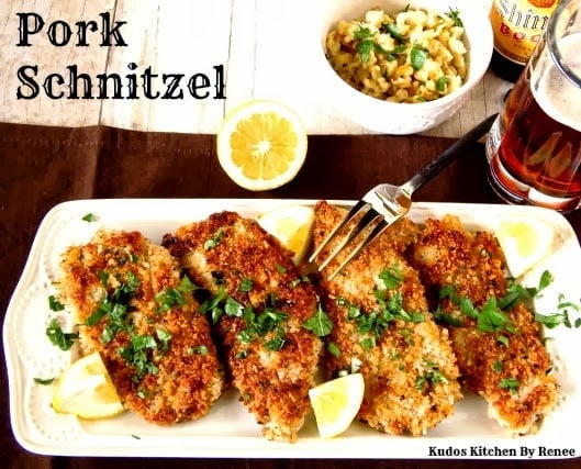 German Breaded Pork Schnitzel Pork Schnitzel Recipe