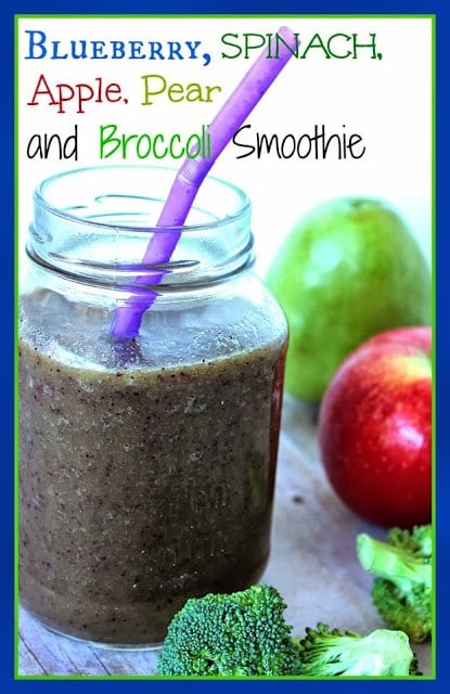 Blueberry and Broccoli Smoothie Recipe