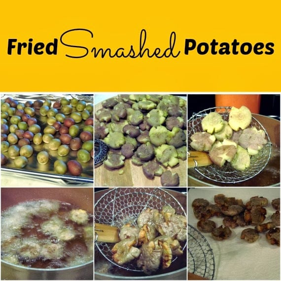 Fried Smashed Potatoes Recipe - Kudos Kitchen by Renee