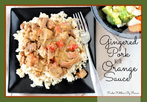 Slow Cooker Gingered Pork with Orange Sauce Recipe