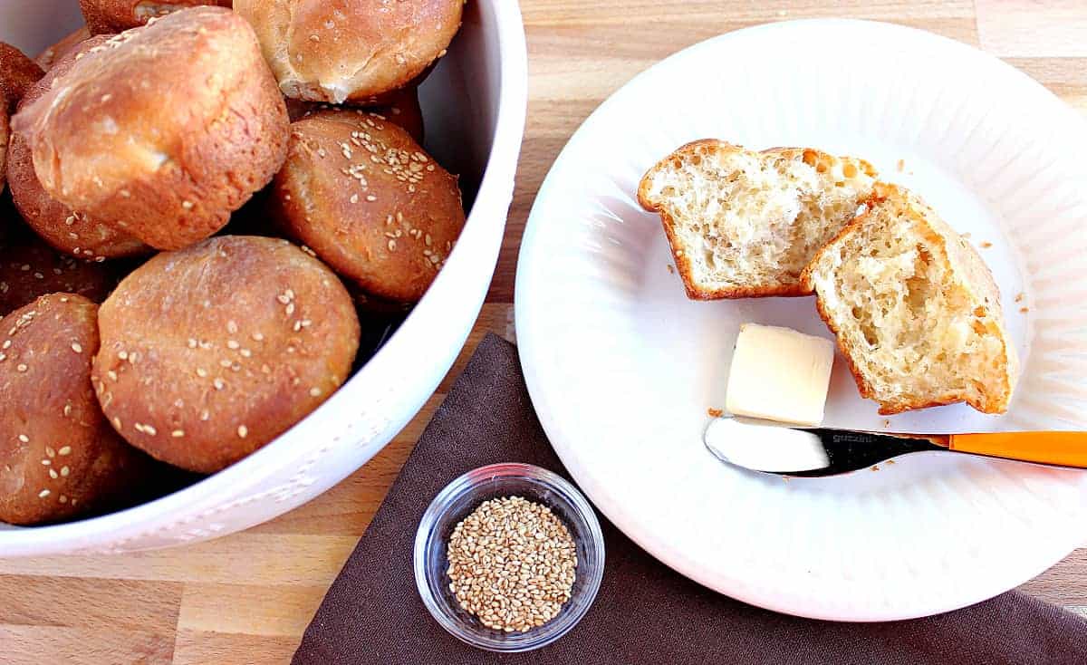 Sesame Seed Dinner Rolls Recipe Kudos Kitchen by Renee