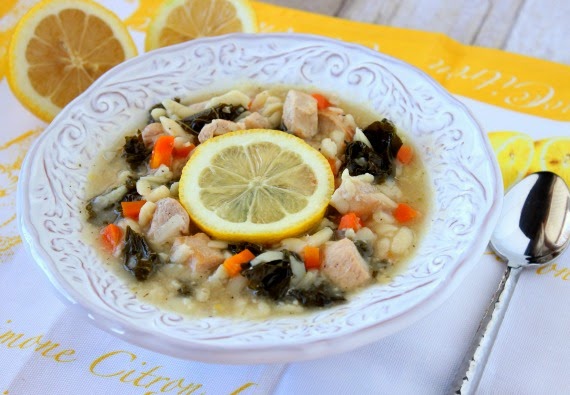 Kudos Kitchen By Renee - Chicken, Lemon and Orzo Soup Recipe