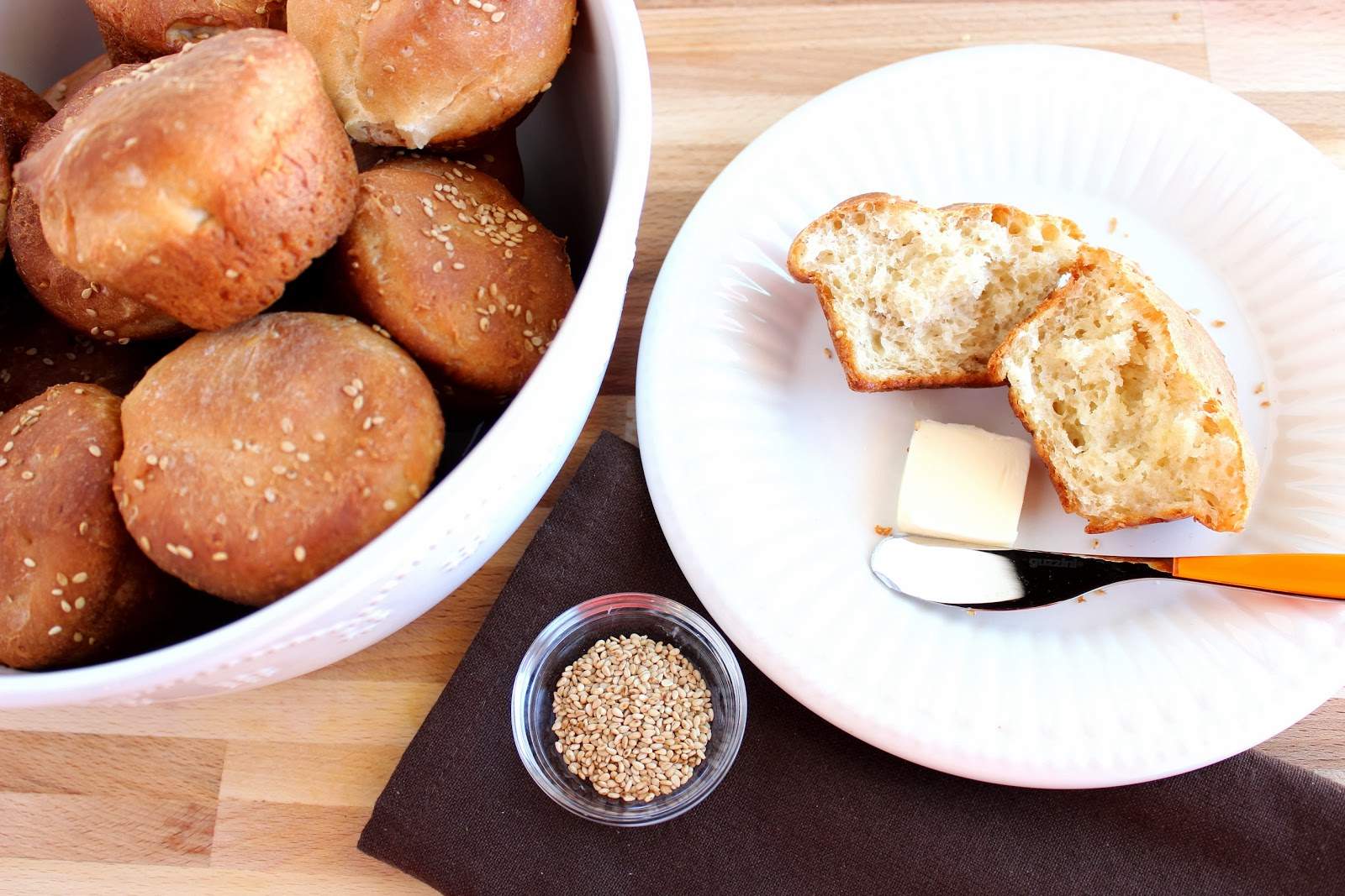 Sesame Seed Dinner Rolls Recipe Kudos Kitchen by Renee