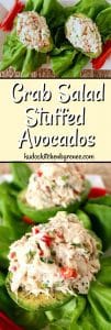Crab Stuffed Avocados Recipe - Kudos Kitchen by Renee