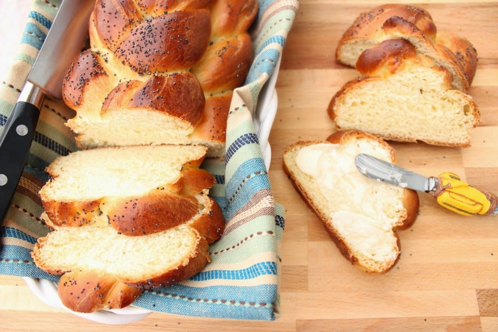 Braided Challah Bread Recipe via Kudos Kitchen By Renee