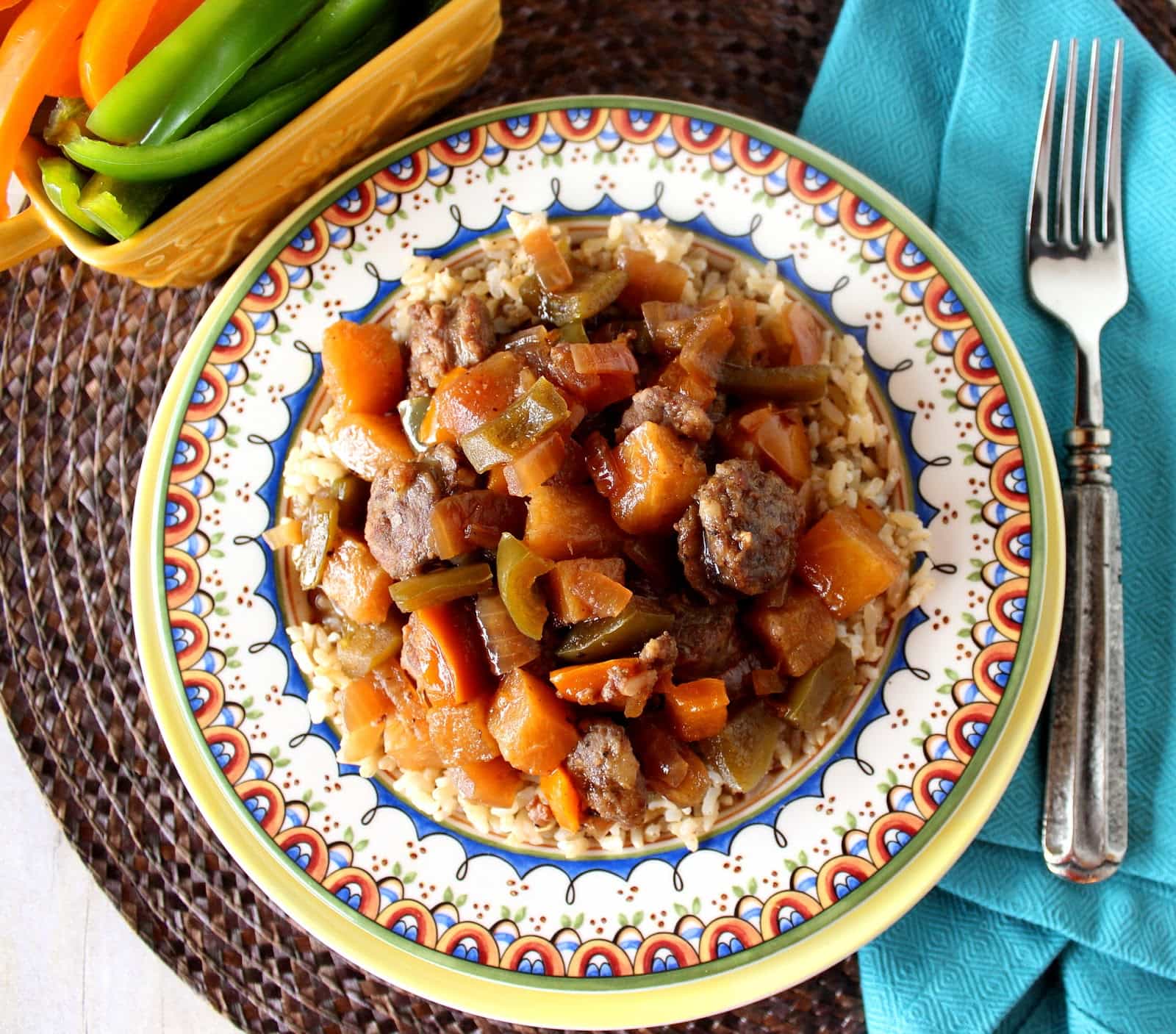 Sweet and Sour Sausage Recipe - Kudos Kitchen by Renee