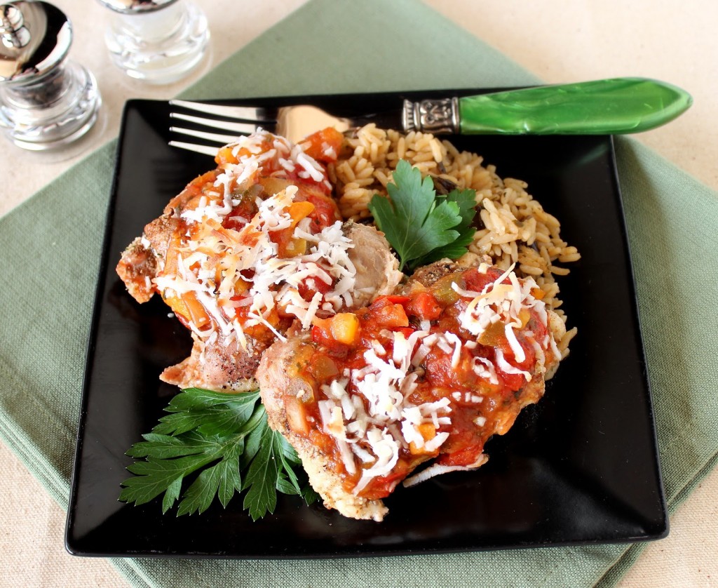 Tropical Salsa Chicken Recipe via Kudos Kitchen By Renee