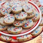 Patriotic Cream Cheese Cookies - kudoskitchenbyrenee.com