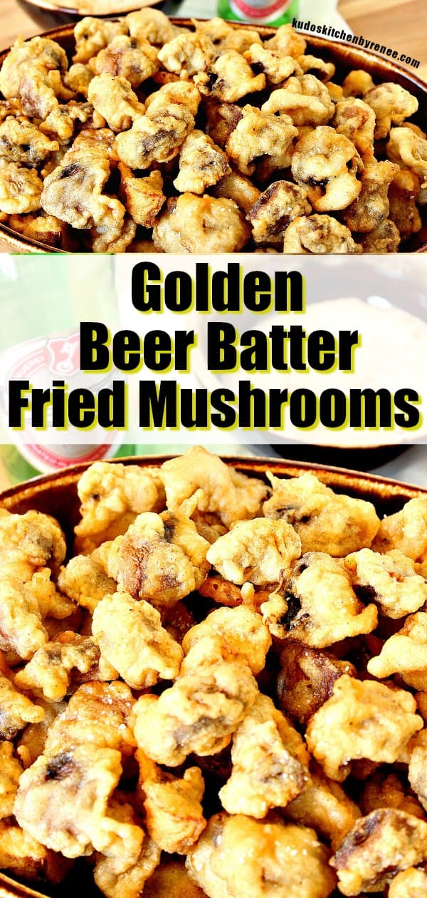 Beer Batter Fried Mushrooms Recipe Kudos Kitchen by Renee
