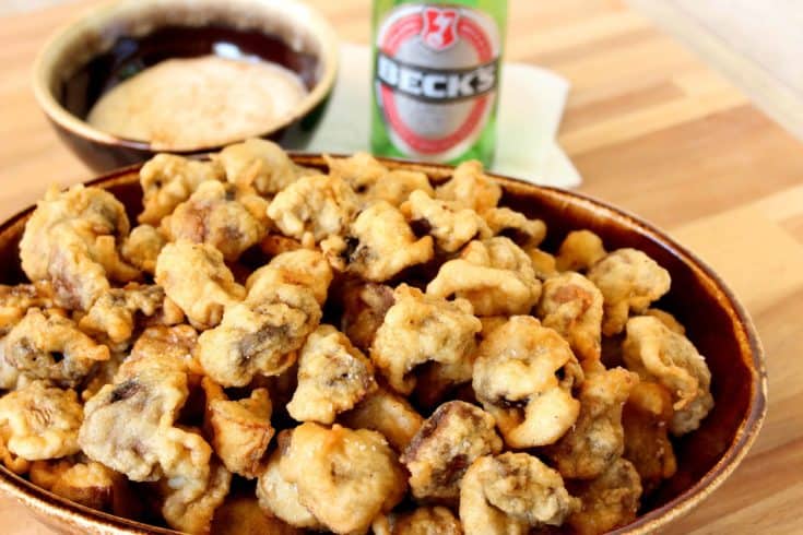 Beer Batter Fried Mushrooms