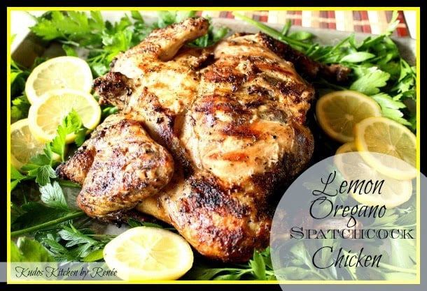 Lemon Oregano Spatchcock Chicken Recipe