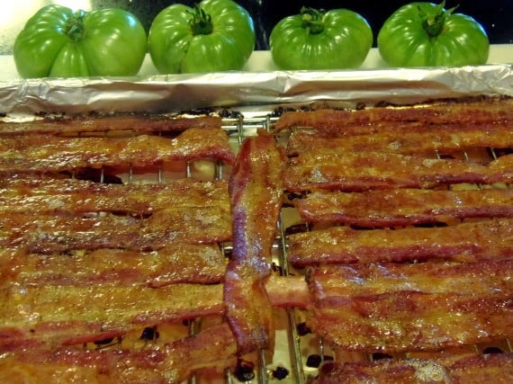 Oven baked bacon