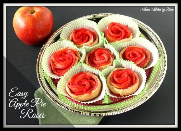 Easy Apple Pie Rose Recipe via kudoskitchenbyrenee.com
