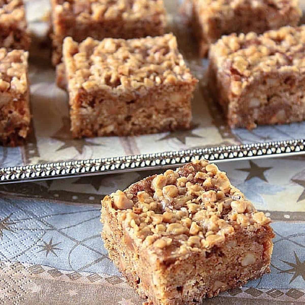 Oatmeal Macadamia Nut Cookie Bars Recipe Kudos Kitchen by Renee