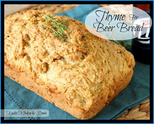 Thyme for Beer Bread  recipe via kudoskitchenbyrenee.com