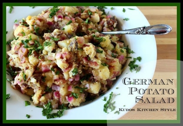 German Potato Salad Recipe via Kudos Kitchen by Renee