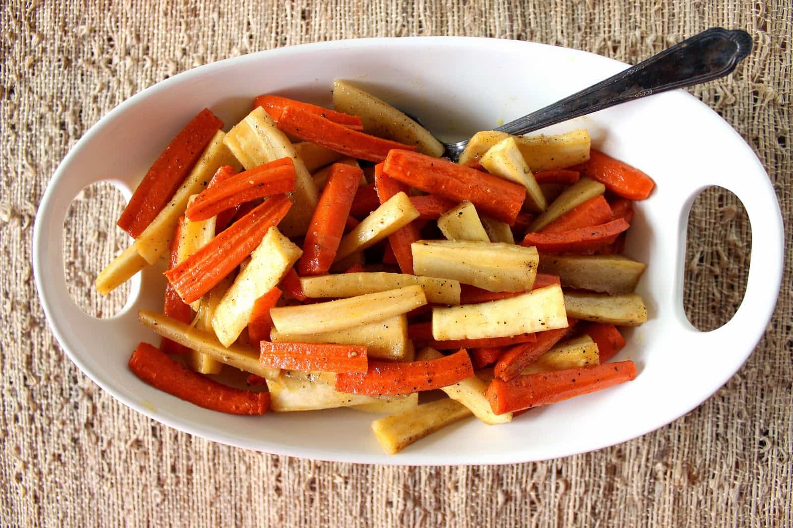 Roasted Parsnips and Carrots Kudos Kitchen by Renee