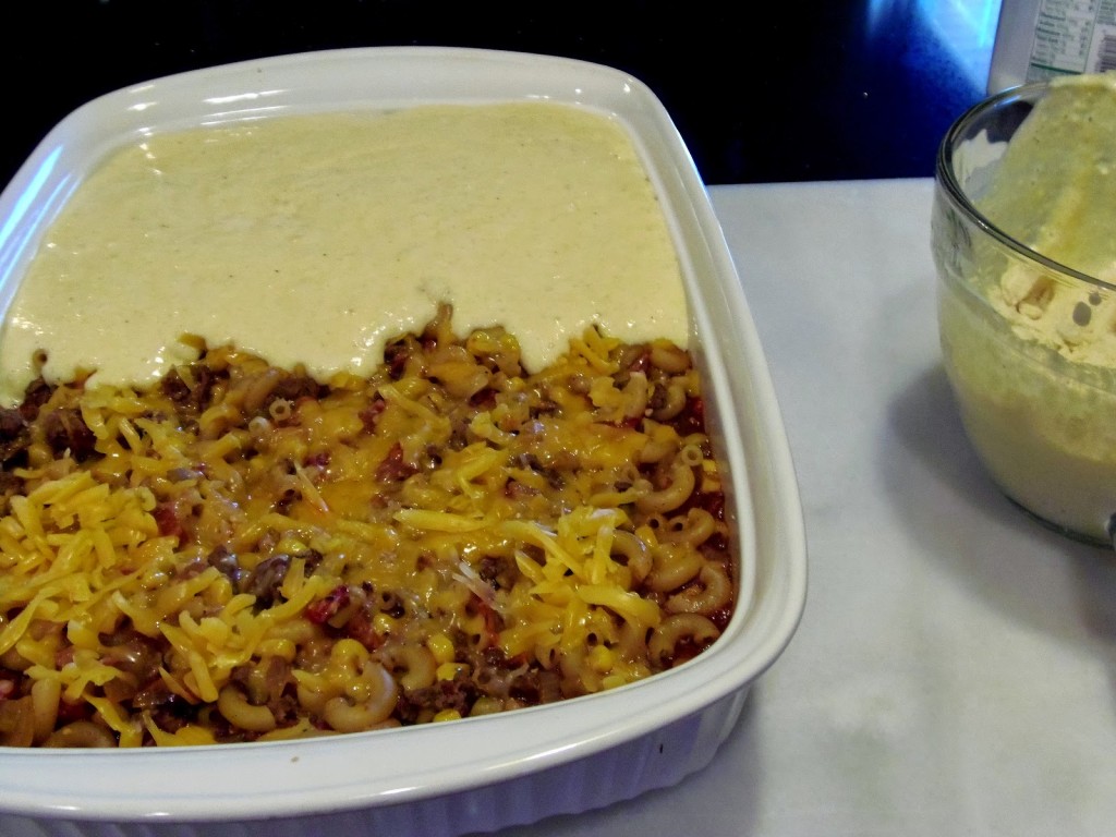 Kudos Chili Mac with Cornbread Crust ⋆ Kudos Kitchen by Renée