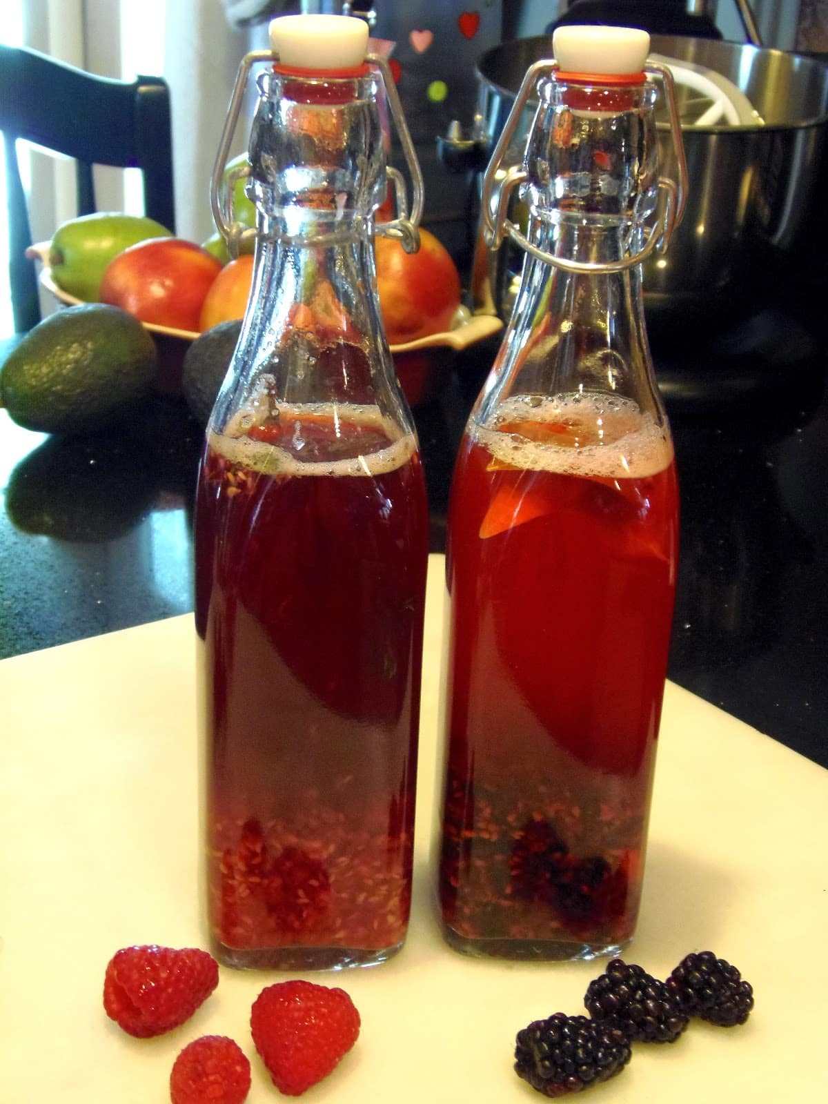 Homemade Berry Infused Vinegar Recipe Kudos Kitchen by Renee