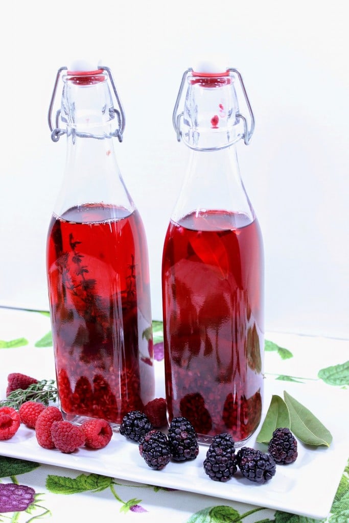 Raspberry Thyme and Blackberry Laurel Vinegar Recipes
