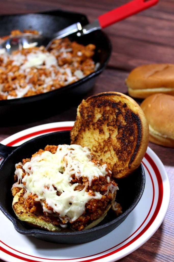 Sloppy Skillet Chicken Parmesan Sloppy Skillet Chicken Parmesan has all of the flavor you love of traditional chicken Parmesan, but with none of the fuss. And it's ready in a fraction of the time.